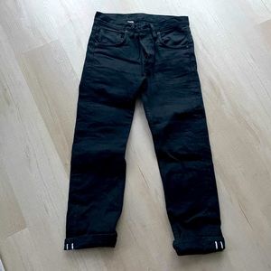 Left Field NYC Chelsea 13 oz Black Maria stretch Nihon Menpu Japanese denim